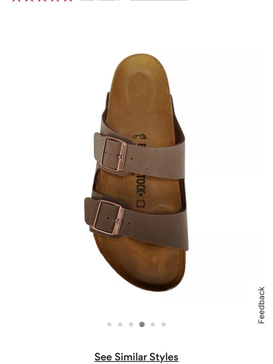 Birkenstock Men\'s Two-Buckle Sandals Mocha